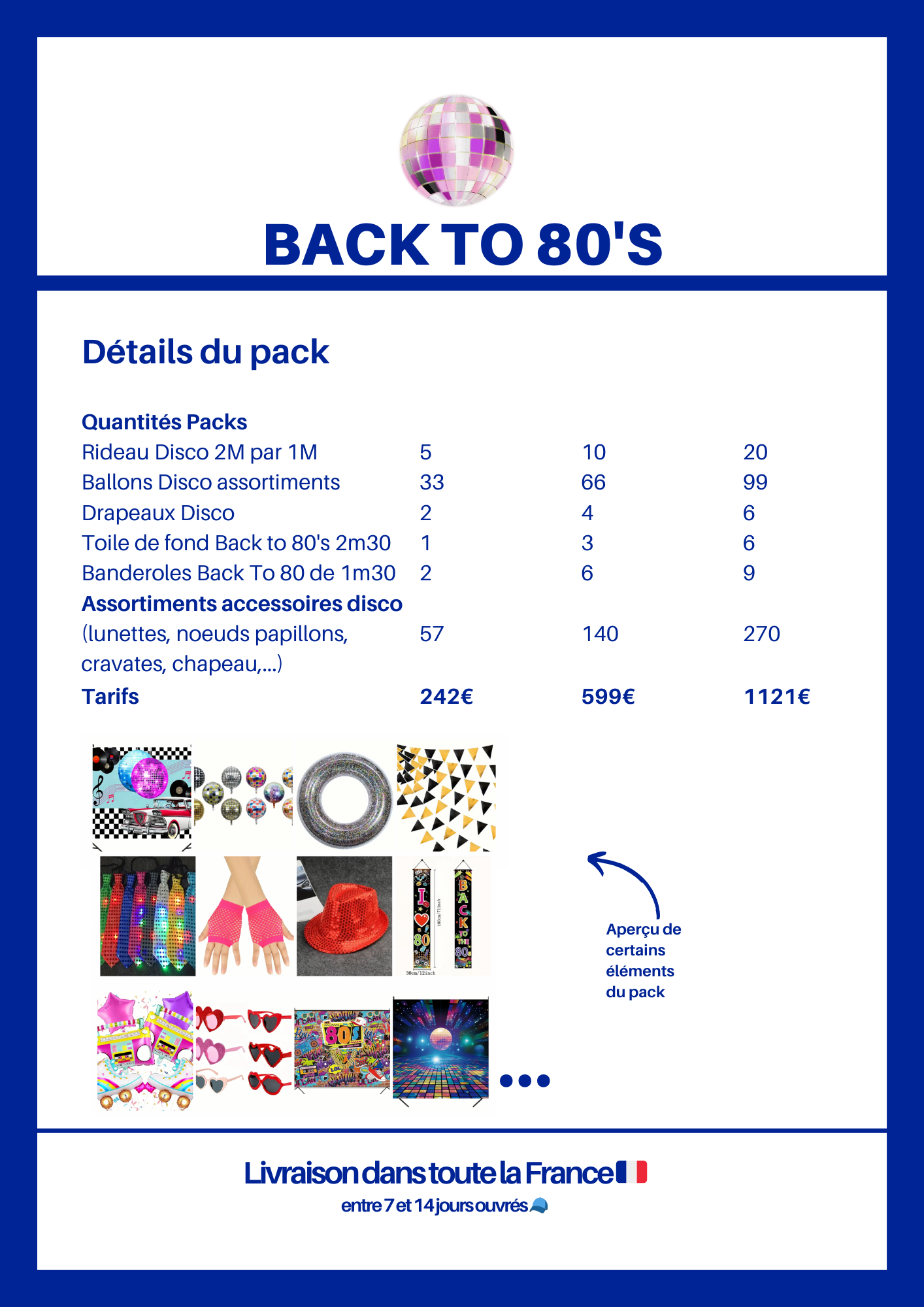 Back to 80's - Soirée clé en main