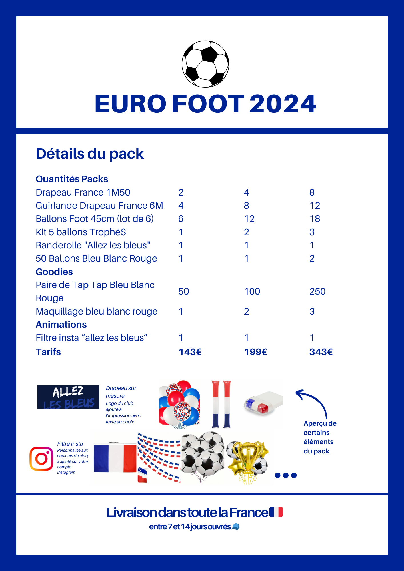 Euro Foot 2024 - Soirée clé en main